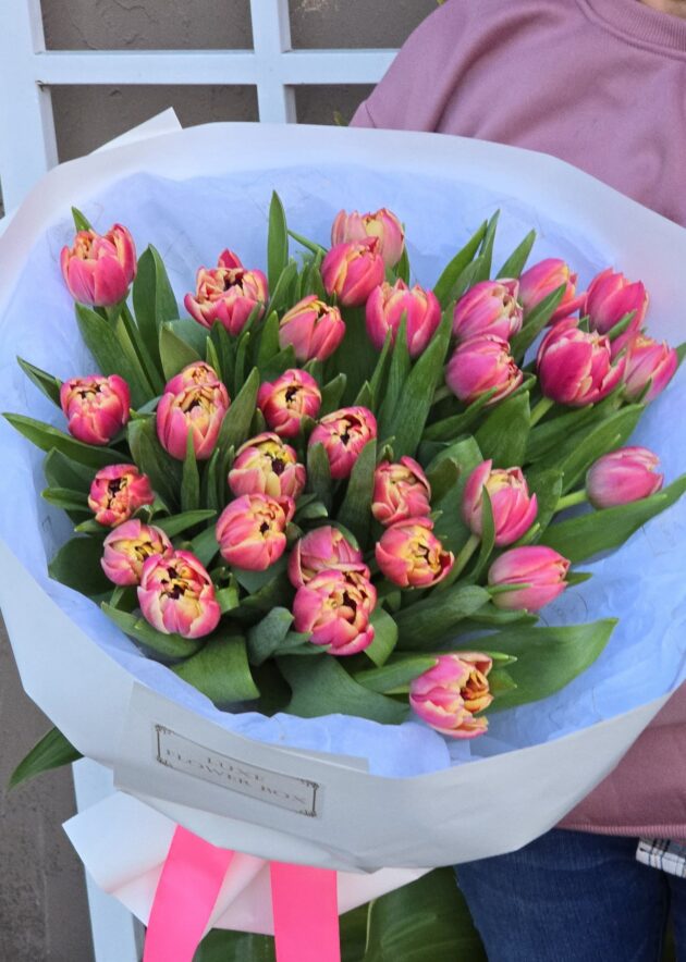 Peony Double Tulips Bouquet